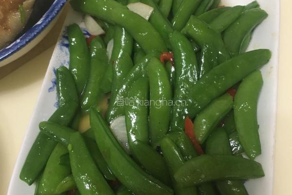 清炒甜豆