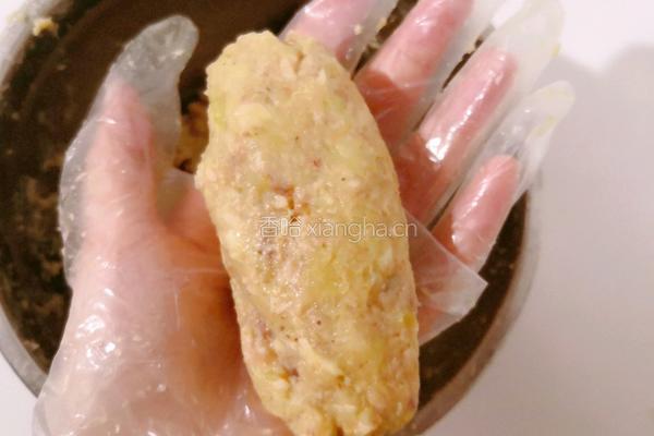 宝宝辅食系列真假鸡腿之芝士鸡腿的做法图解11