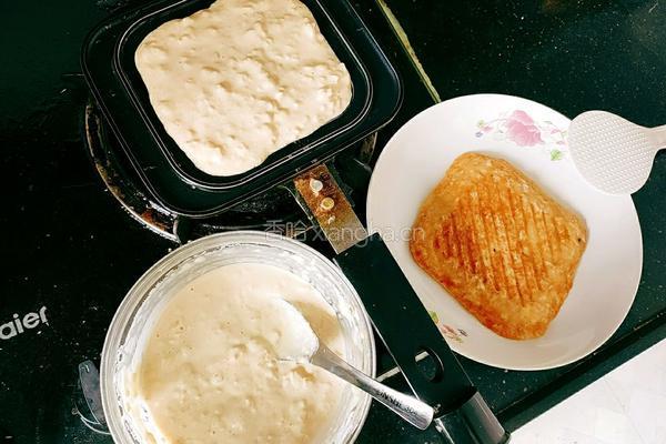 燕麦片奶香煎饼的做法图解9