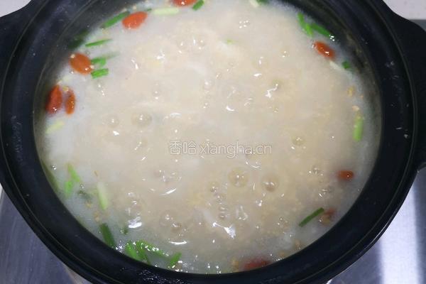 小米鸡肉粥的做法图解8