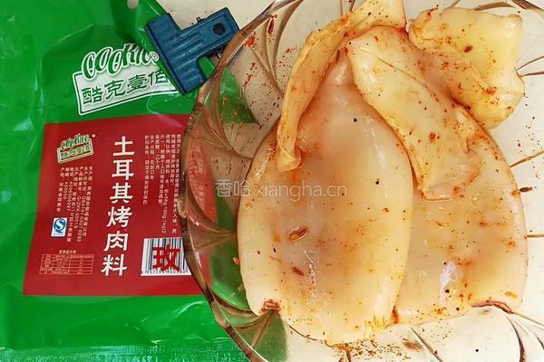 糯米鱿鱼卷的做法图解2