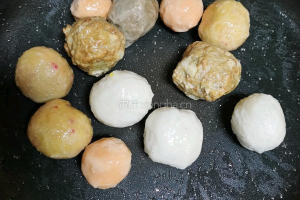 香煎肉丸的做法图解3