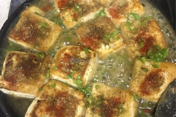 家常铁板豆腐的做法图解7