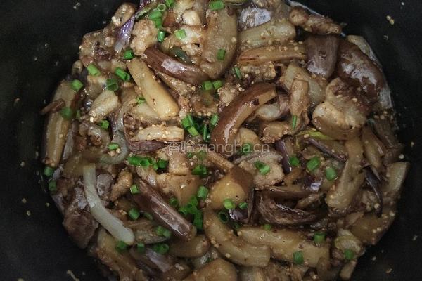 家常肉沫茄子的做法图解6
