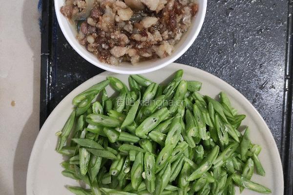 肉沫四季豆的做法图解5