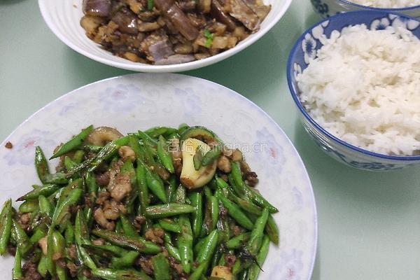 肉沫四季豆的做法图解8