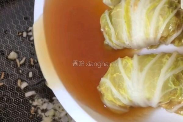 白菜肉卷的做法图解8