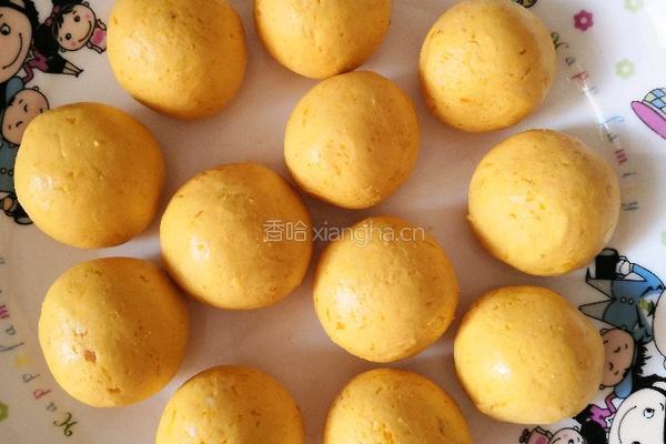 南瓜芝麻饼的做法图解13