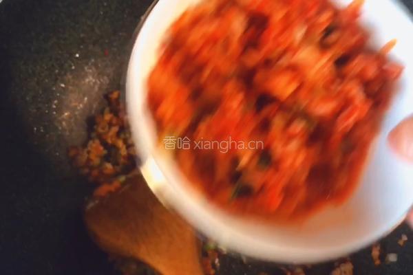 自制辣白菜炒饭的做法图解6
