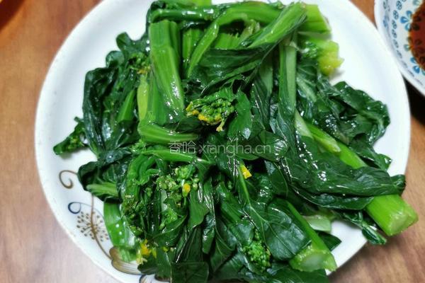 水煮菜心 的做法图解4