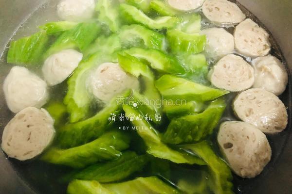 去火消暑 | 肉丸苦瓜汤的做法图解4