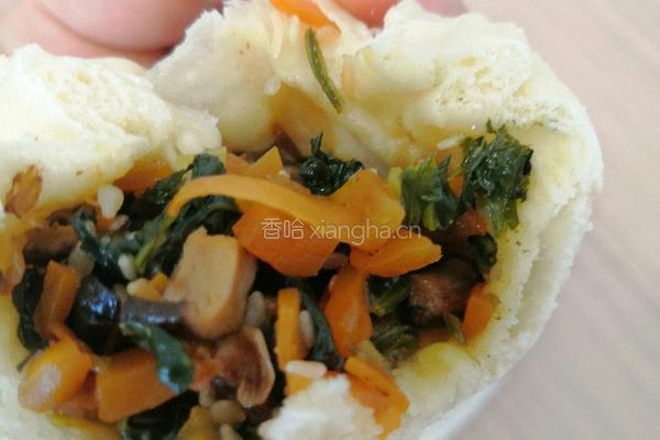 素菜馅包子的做法图解17