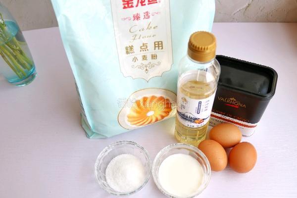大理石方块蛋糕的做法图解1