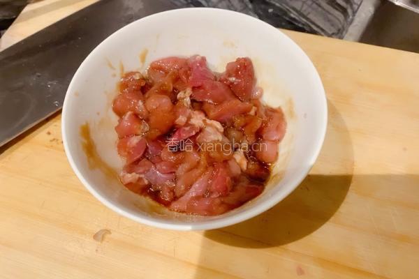 香菇青菜瘦肉粥的做法图解2