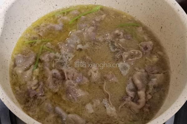 酸汤肥牛的做法图解4