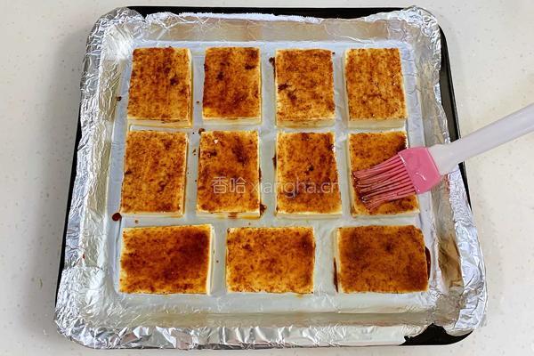 孜然烤豆腐的做法图解5