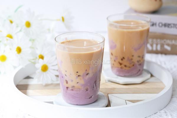 芋泥波波奶茶的做法图解12