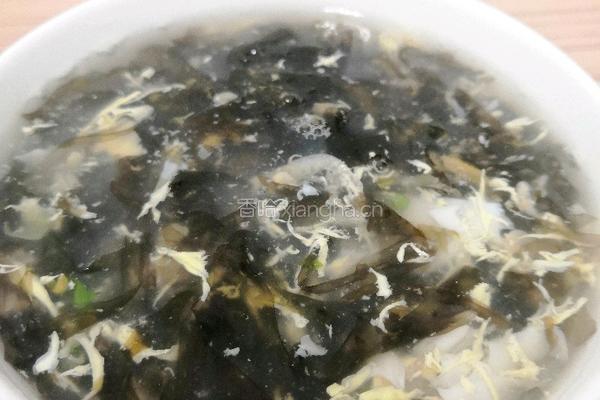 紫菜虾米蛋花汤的做法图解4
