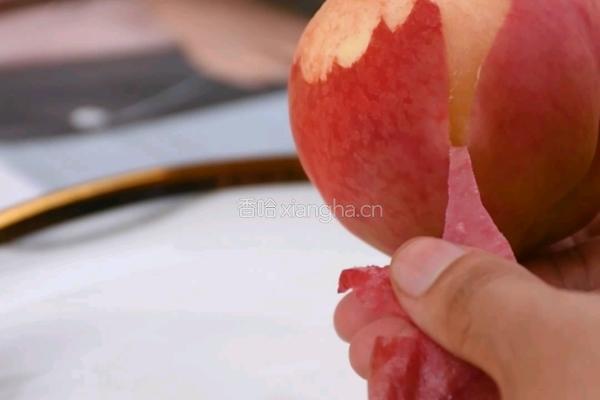 5步搞定蜜桃冰麻薯解暑神器软糯Q弹的做法图解1