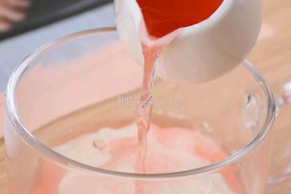5步搞定蜜桃冰麻薯解暑神器软糯Q弹的做法图解4