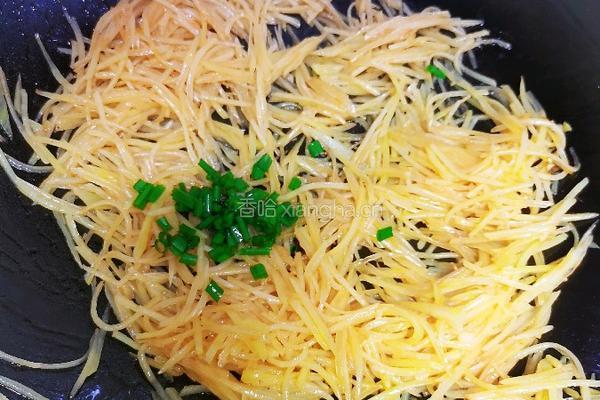 番茄酱炒土豆丝的做法图解4