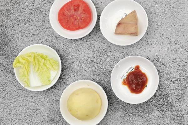 鹅肝土豆汉堡泥的做法图解1
