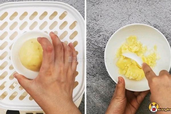 鹅肝土豆汉堡泥的做法图解3