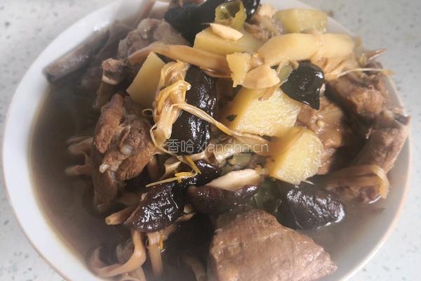 蘑菇土豆炖排骨的做法图解14