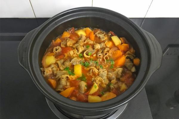 酸爽开胃的番茄肥牛煲的做法图解8