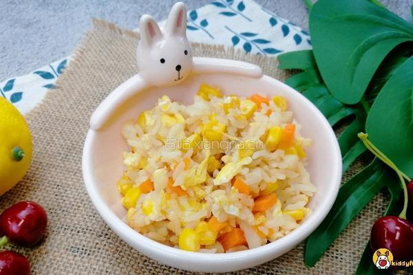 三色贝柱炒饭的做法图解10