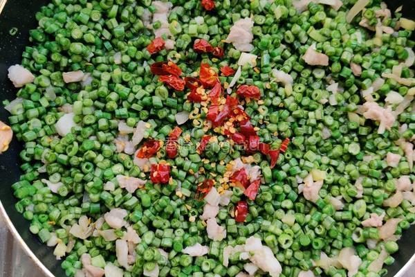 肉沫豆角的做法图解4