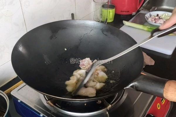 猪肉烧豆角的做法图解4