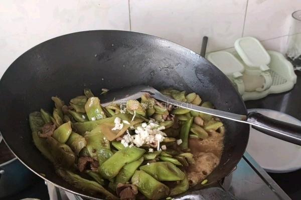 猪肉烧豆角的做法图解7