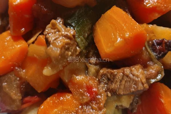 胡萝卜土豆炖牛肉的做法图解7