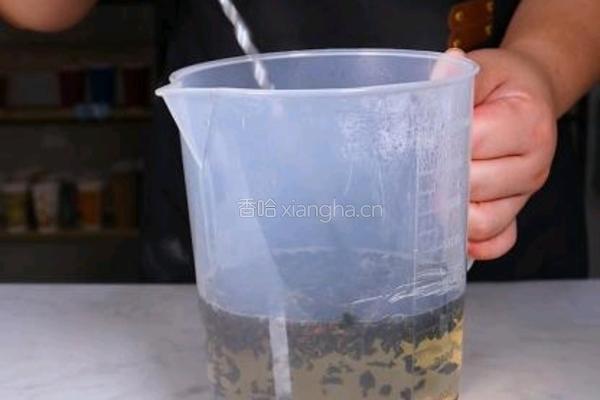 茶饮备料6 四季春茶底的做法图解3