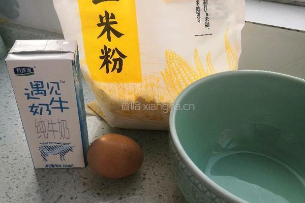 奶香玉米饼的做法图解1