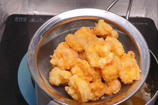 芥末酱虾球的做法图解8