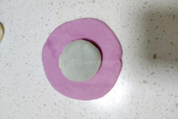 紫薯豆沙麻薯华夫饼的做法图解10