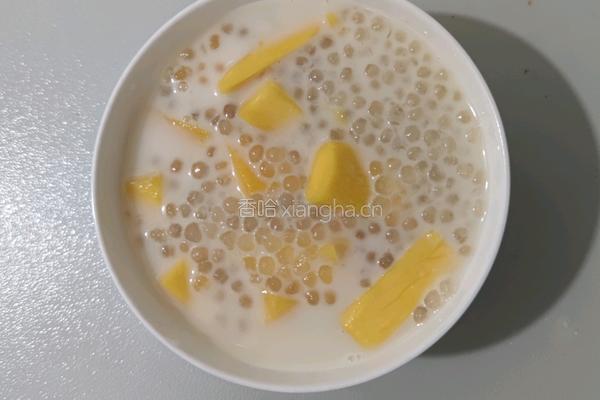 芒果西米露的做法图解1