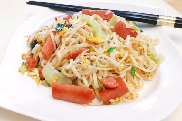 炒挂面的做法图解9