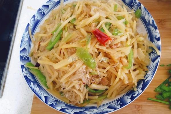 土豆丝炒肉的做法图解14