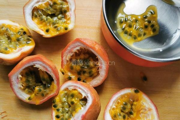 百香果果冻的做法图解2