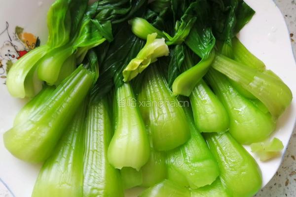 蚝油油菜的做法图解2