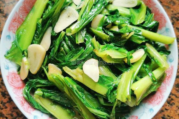 清炒苦麦菜的做法图解6