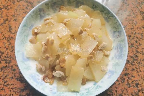 瘦肉焖冬瓜的做法图解6