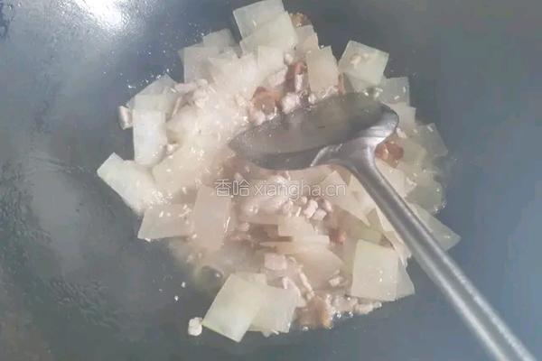 瘦肉焖冬瓜的做法图解5