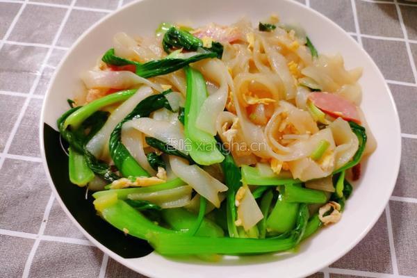 炒河粉的做法图解10