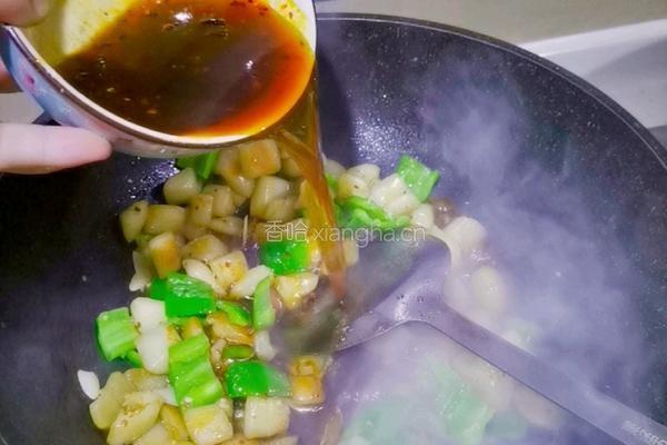 家常简易烧茄子的做法图解9