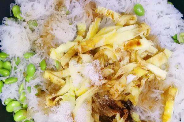 家庭版炒米粉的做法图解4