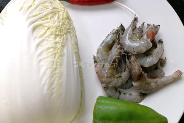 虾仁娃娃菜的做法图解1